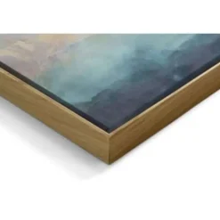 Schilderij Abstracte kunst - 70 x 118cm - Blauw