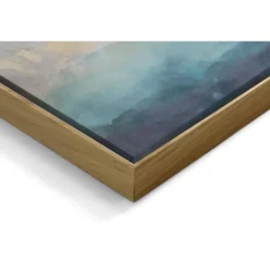 Schilderij Abstracte kunst - 70 x 118cm - Blauw