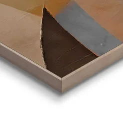 Schilderij Abstracte vrouw - 70 x 50cm - Bruin