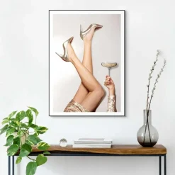 Schilderij Celebrate Good Times - 70 x 50cm - Goudkleurig