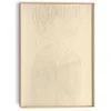Schilderij 3D Art Bows - sand - 70 x 50cm - Beige
