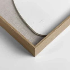 Schilderij 3D Art Organic Pebbles - 70 x 50cm - Beige