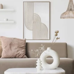 Schilderij 3D Art Strong - 70 x 50cm - Beige