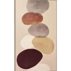 Schilderij gekleurde stenen FCL - 118x70 cm