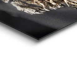 Schilderij Gouden hand - 90 x 60cm - Goudkleurig