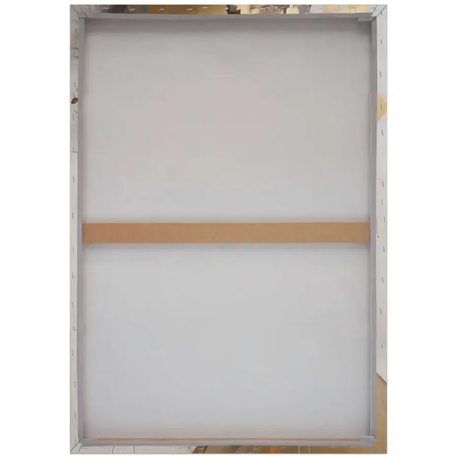 Schilderij Gouden vrouw - 70 x 50cm - Goudkleurig