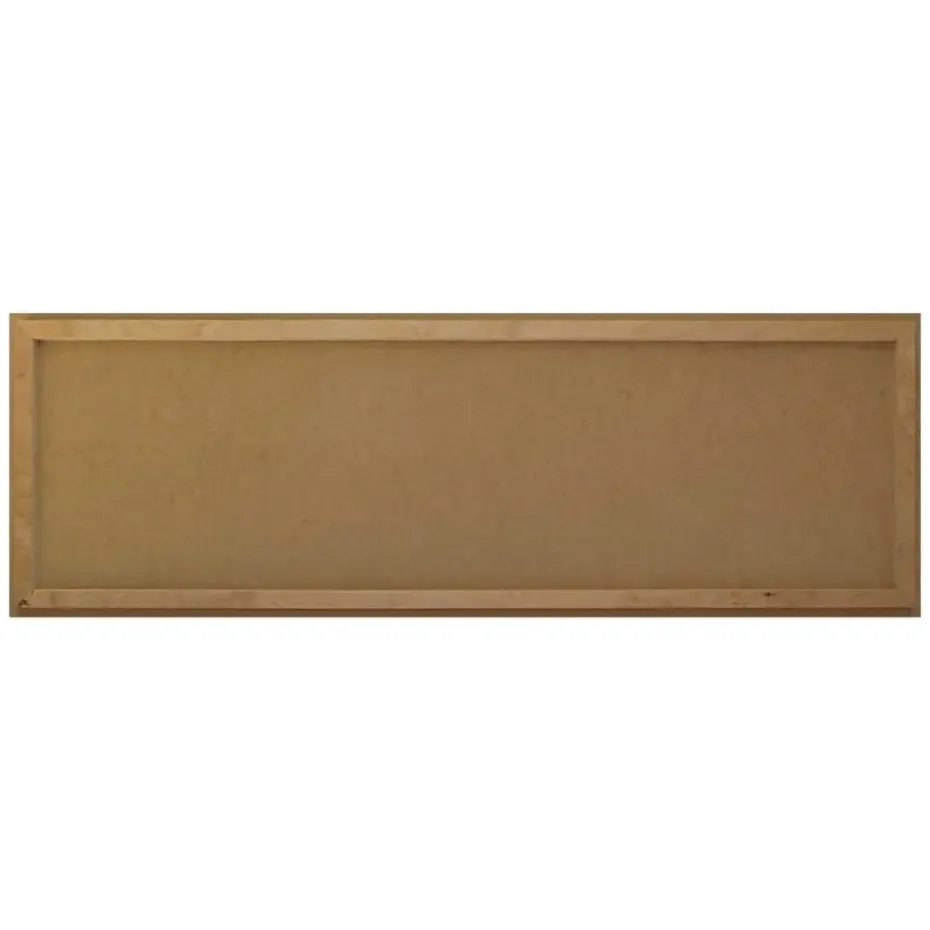 Schilderij Lente schotse hooglander - 52 x 156cm - Bruin