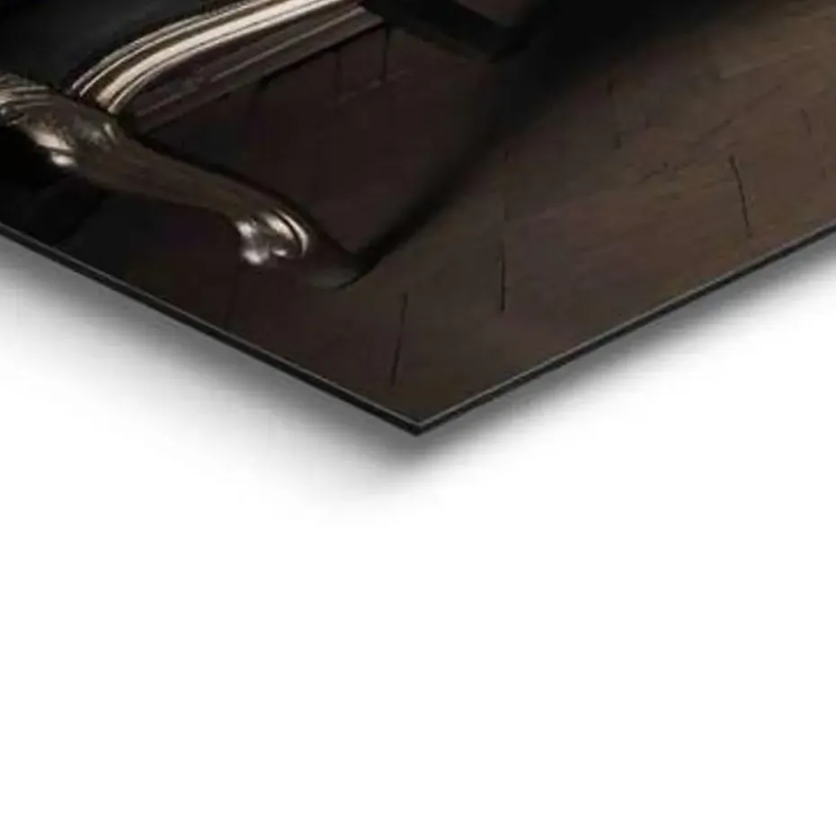 Schilderij Luipaard Chique - 60 x 90cm - Zwart