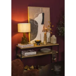 Schilderij Neva zandkleur MDF - 90x60 cm