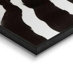 Schilderij Ssshhh! - 70 x 50cm - Zwart-Wit