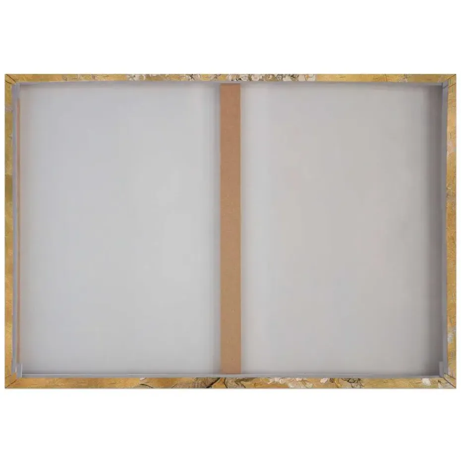 Schilderij Van Gogh - almondblossom - 50 x 70cm - Goudkleurig