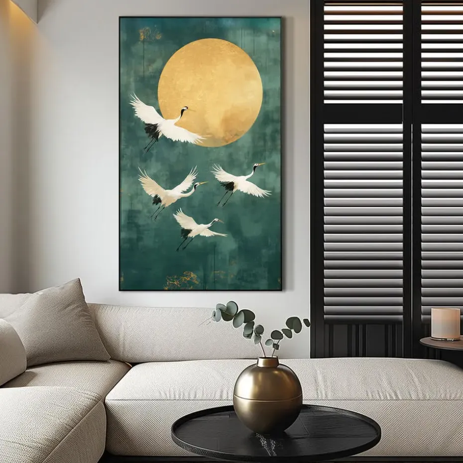 Schilderij volle maan FCL - 118x70 cm