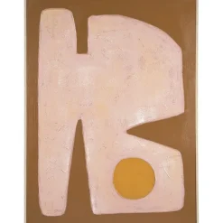 Schilderije Abstract Craft terra MDF - 80x60 cm