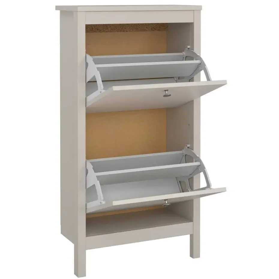 Schoenenkast Madeira - greige - 102,9x53,8x24,6 cm