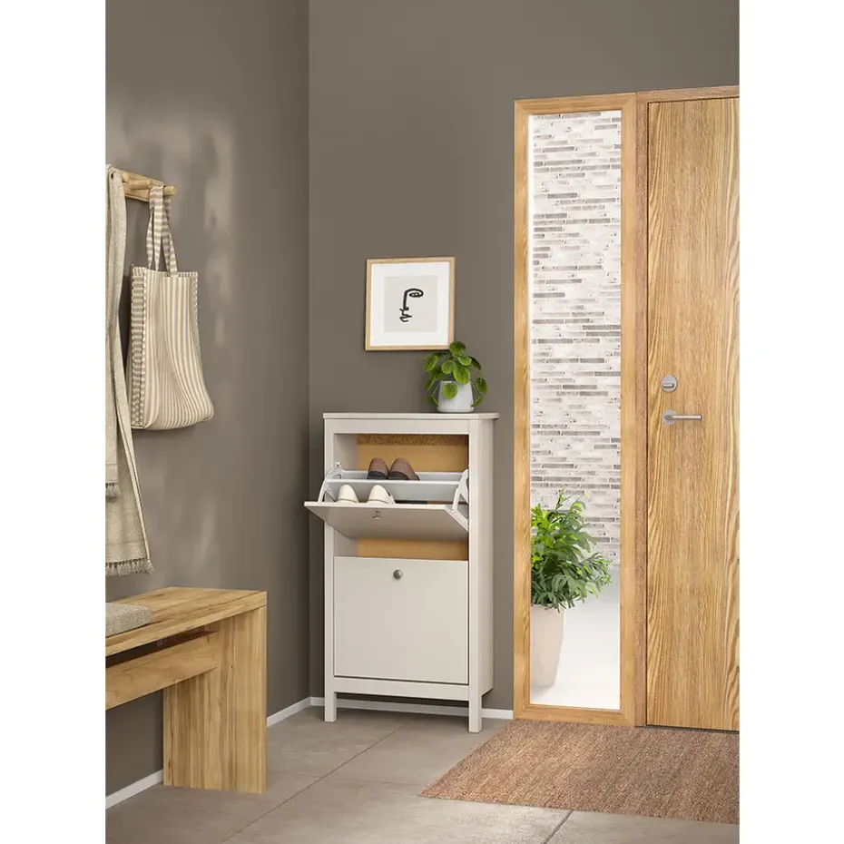 Schoenenkast Madeira - greige - 102,9x53,8x24,6 cm