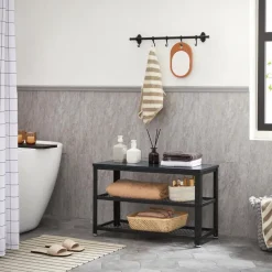 Schoenenrek met Industriële Look - Rek voor Schoenen 73x30x45cm