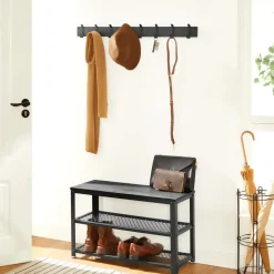 Schoenenrek met Industriële Look - Rek voor Schoenen 73x30x45cm