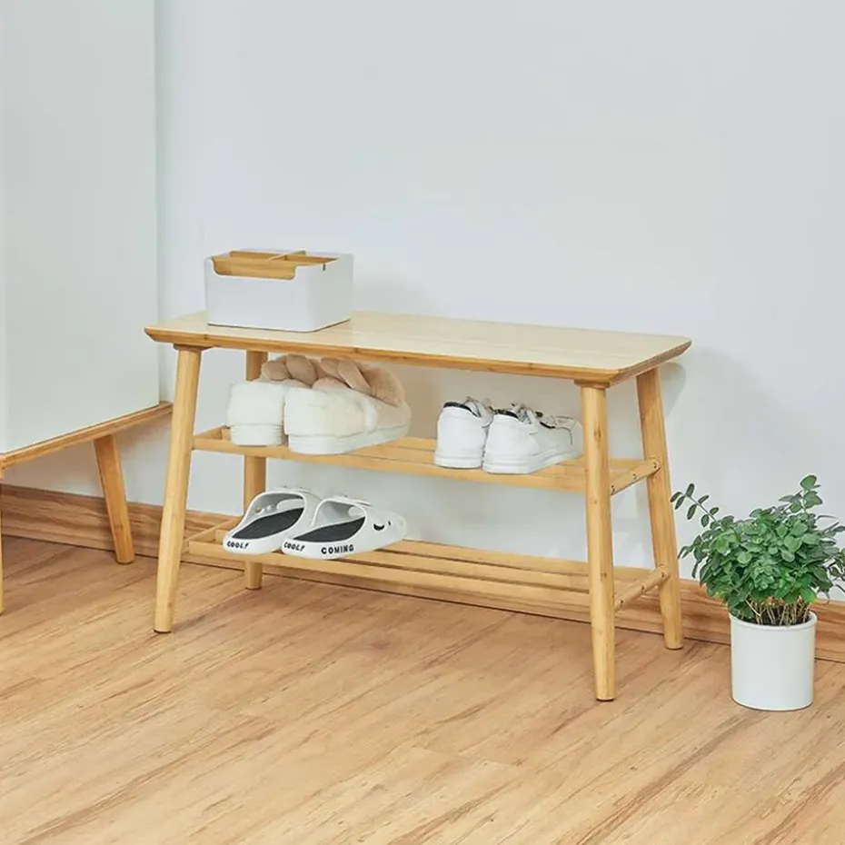 Schoenenrek Reini - 67x28x43cm - bamboehout