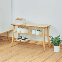 Schoenenrek Reini - 67x28x43cm - bamboehout