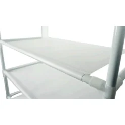 Schoenenrek voor 50 paar - Wit - 10 etages