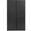 Schuifdeurkast Genua - antraciet - 204x122x60 cm