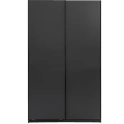 Schuifdeurkast Genua - antraciet - 204x122x60 cm