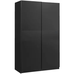 Schuifdeurkast Genua - antraciet - 204x122x60 cm