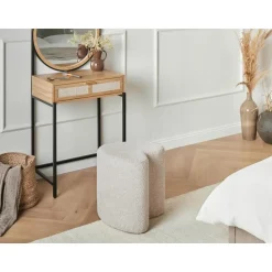 SCOTIA - Poef - Beige - Chenille