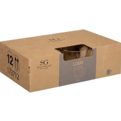 Secret de Gourmet Koffie/thee glazen - 6x stuks - glas - 340 ml