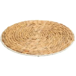 Secret de Gourmet Placemat - zeegras naturel - rond - 35 cm