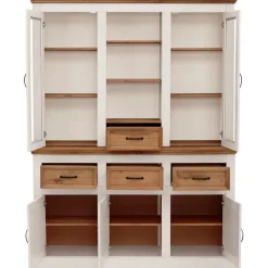 Selma - Buffetkast met 5 deuren en 4 lades van grenen in wit