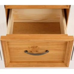 Selma - Dressoir met 2 deuren en 3 laden in wit gebeitst grenen