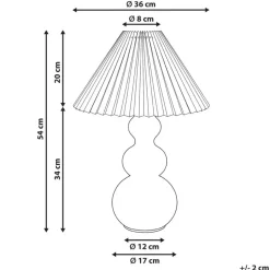 SENGWA - Tafellamp - Roze - Glas