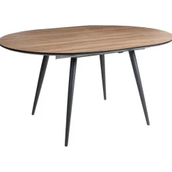 SENIAC - Uitschuifbare eettafel - Lichtbruin - MDF