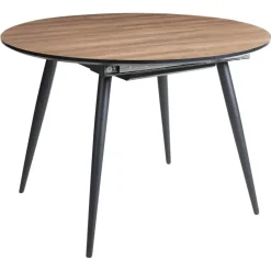 SENIAC - Uitschuifbare eettafel - Lichtbruin - MDF