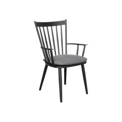 Sens-Line - Amsterdam Tuinstoel Zwart - Aluminium - Set van 2