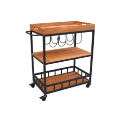 Sens-Line - Butler Trolley - 67x40x84cm - Acaciahout