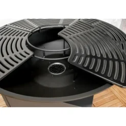 Sens-Line - Evi bbq firepit - 80x80x92cm - Zwart