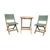 Sens-Line - Lanzarote Bistro Set - Hout - Groen