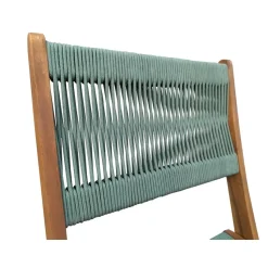 Sens-Line - Lanzarote Bistro Set - Hout - Groen