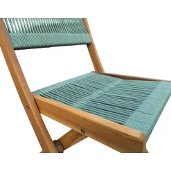 Sens-Line - Lanzarote Bistro Set - Hout - Groen