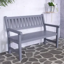 SenS-Line Bordeaux tuinbank - Grenenhout - Grijs