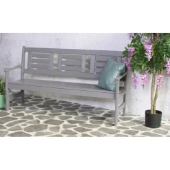 SenS-Line Boulogne tuinbank - Grenenhout - Grijs