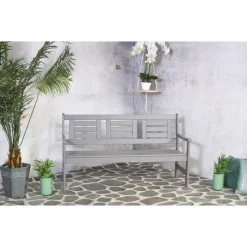 SenS-Line Boulogne tuinbank - Grenenhout - Grijs