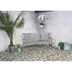 SenS-Line Boulogne tuinbank - Grenenhout - Grijs