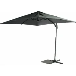 SenS-Line Honolulu zweefparasol vierkant - 250x250 cm - Antraciet