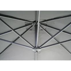 SenS-Line Honolulu zweefparasol vierkant - 250x250 cm - Antraciet