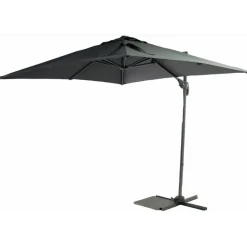 SenS-Line Honolulu zweefparasol vierkant - 250x250 cm - Antraciet