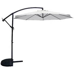 SenS-Line Menorca zweefparasol rond - Ø 300 cm - Ecru
