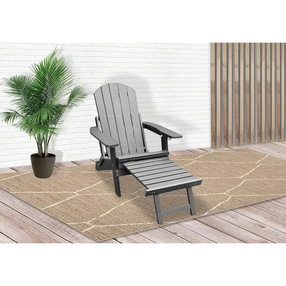 SenS-Line Montreal relax tuinstoel - HIPS kunststof - Grijs